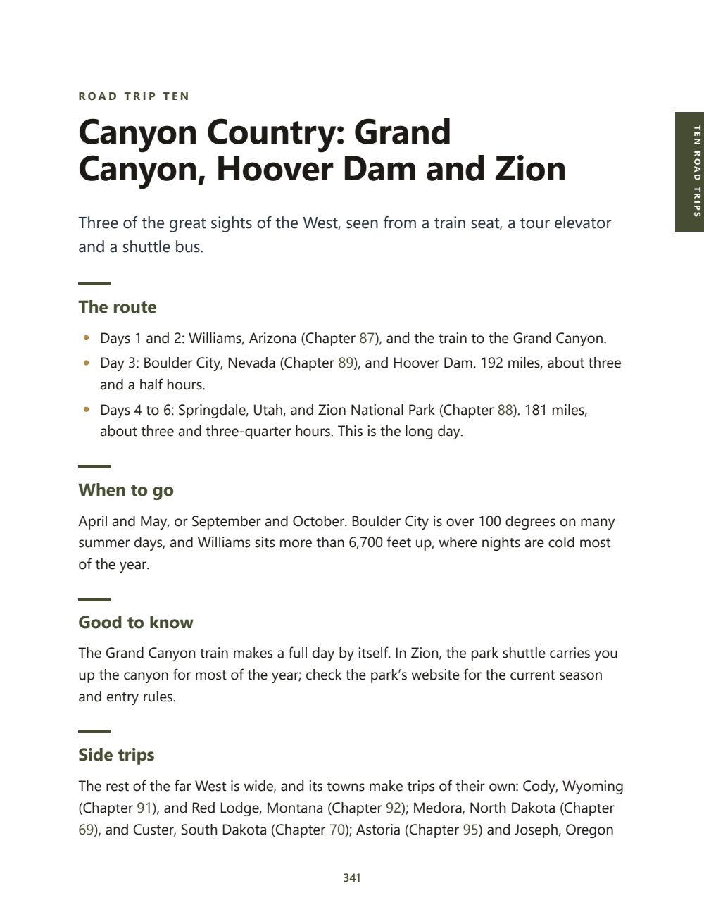 Road Trip Ten: Canyon Country, Grand Canyon, Hoover Dam and Zion